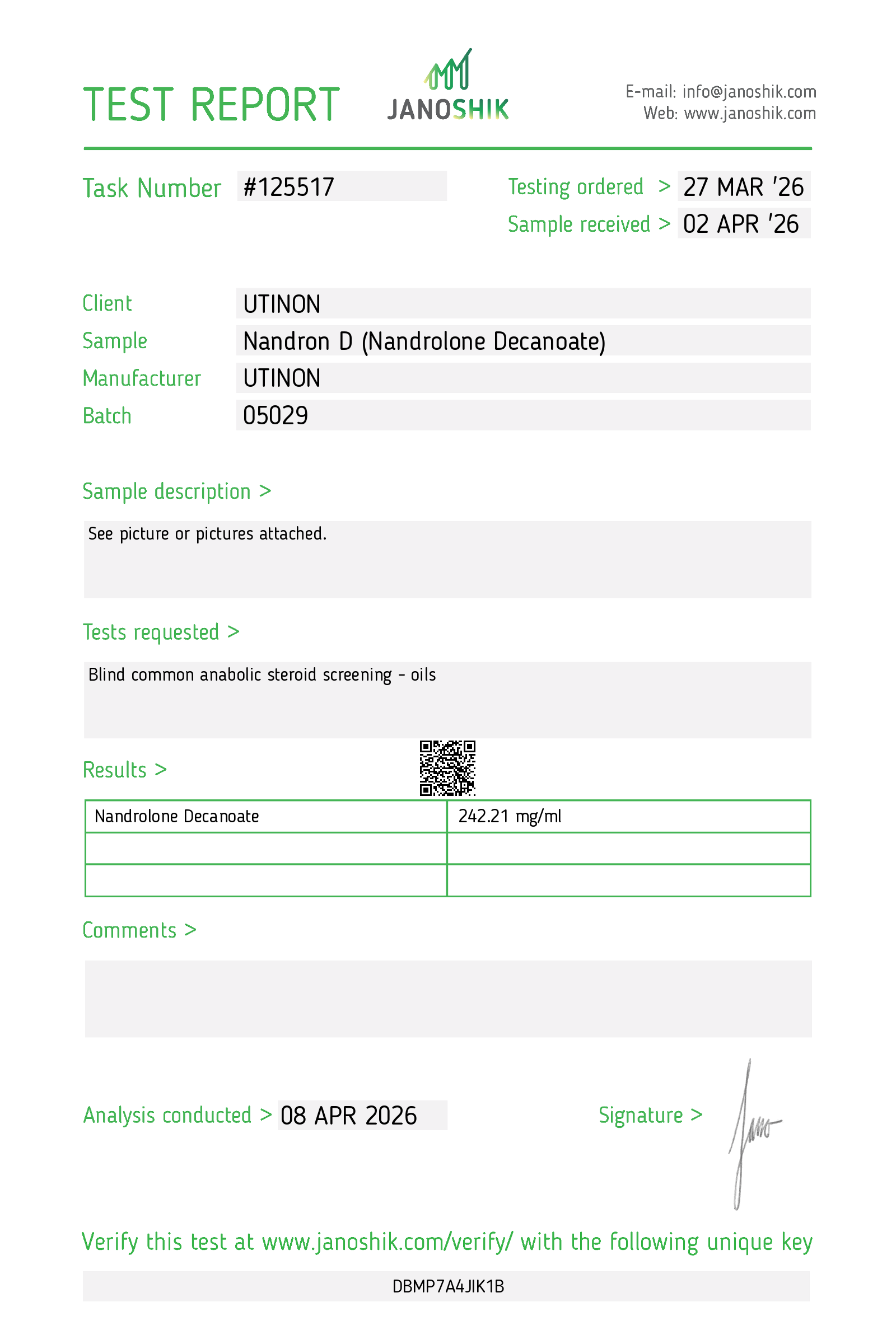 Nandron D - Nandrolone Decanoate 250 mg - 10 ml – Bild 4